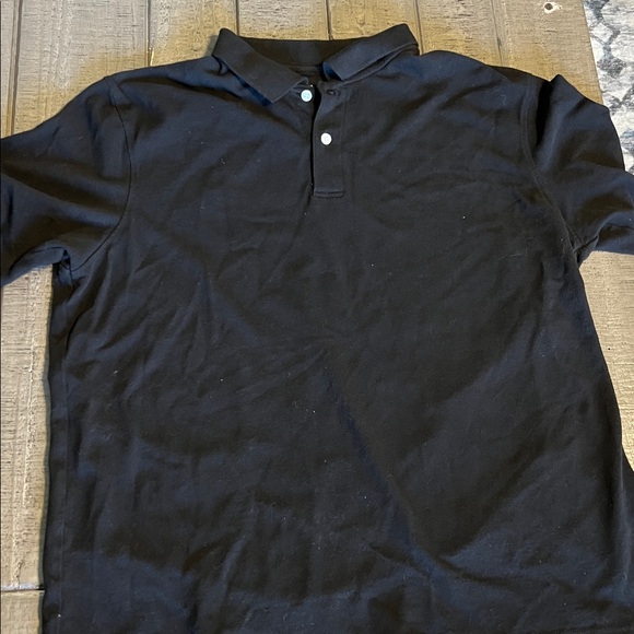 Faded Glory Black Cotton Polo  Shirt XL - Picture 1 of 7